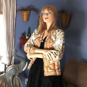 Talbots multi colored blazer